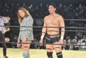 【アップタウン】全日本・安齊勇馬　黒潮TOKYOジャパンの顔に落書き…イケメン対決に圧勝