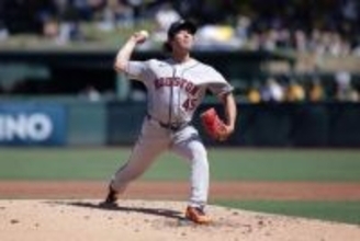 【ＭＬＢ】今井達也が毎回の９奪三振で初勝利「スピードが下がってもいいと割り切って投げた」