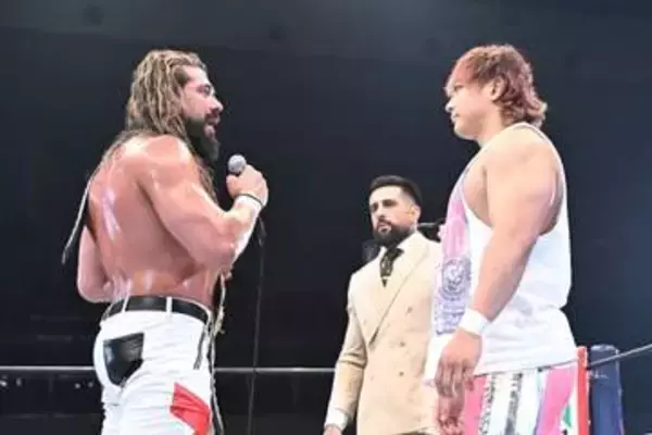 【新日本】AEWのアンドラデがGLOBAL王座奪取　海野翔太＆モロニーと３WAY形式のＶ１戦浮上