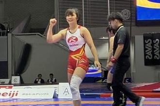 【レスリング】藤波朱理が１５３連勝でＶ　大会前に左ヒザ負傷も「これからの自分のために挑戦」