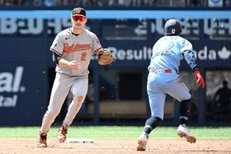 【ＭＬＢ】岡本和真の適時打直前の一、二塁間プレーにオリオールズが激怒＝米報道