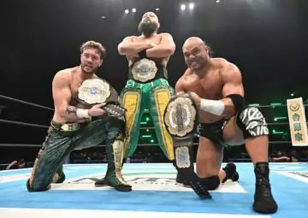 【新日本】連合帝国がNEVER無差別級６人タッグ王座奪取　オーカーン＆HENAREでIWGPタッグ王者K.O.Bに挑戦へ
