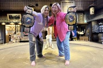 【マリーゴールド】後藤智香＆天麗皇希が〝土俵入り〟 Ｖ５戦へ士気アップ