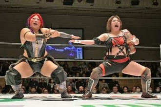 【スターダム】刀羅ナツコ　鈴季すずと渋々〝両想いタッグ〟好連係で快勝！ 試合後には恥ずかしい暴露も