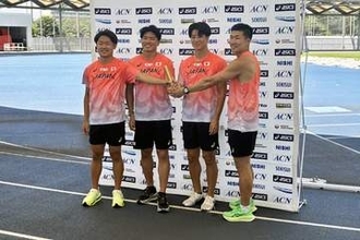【陸上】桐生祥秀らリレー侍がオーバーハンドパス挑戦　課題浮上もタイム短縮の可能性あり