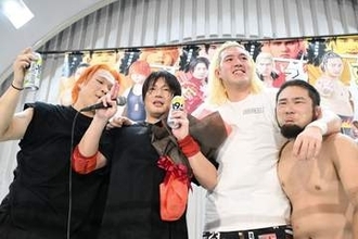 【ＤＤＴ】高尾蒼馬　所属最後のビアガーデンプロレスで痛飲「今日はもう笑いしかでない」