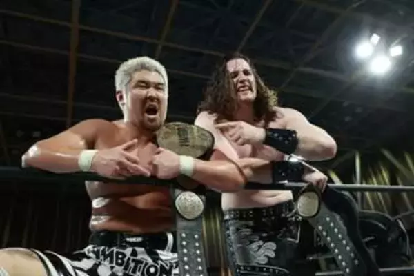 【新日本】IWGPタッグ王者のK.O.Bが4・25広島でＶ６戦　毘沙門 vs オーカーン＆HENAREの勝者と