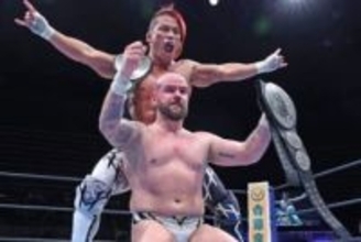 【新日本】石森＆エックス組がＩＷＧＰジュニアタッグ初戴冠　余韻に浸るも…急襲＆挑戦表明受ける