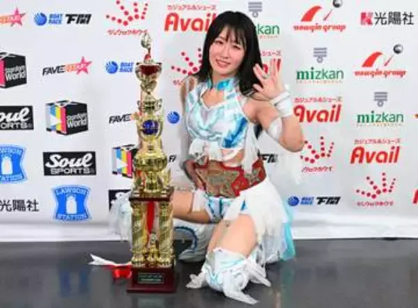【スターダム】玖麗さやか　上谷沙弥から大金星でワールド王座初戴冠「スターダムを夢いっぱいの世界にしていきます」