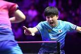「【卓球】日本勢対決は張本智和に軍配　４―２で快勝！美和＆智和のアベックＶに王手」の画像1