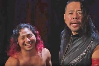 【ＷＷＥ】中邑真輔＆KYOKI　因縁のタッグ王者ＭＦＴと初対戦も…キング・ハク介入の大乱戦に！
