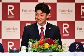 【ドラフト】広島２位指名の立命館大・西野啓也捕手「肩をしっかりアピールしたい」