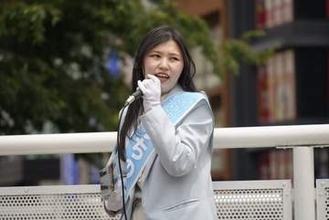 【立川市議選】都知事選出馬の内野愛里氏「ひとりで抱え込まない仕組み」実現へ　Ｚ世代のトリセツも披露