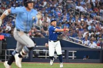 【ＭＬＢ】岡本和真 いずれも走者を置いて３打数無安打　後半戦安打なし