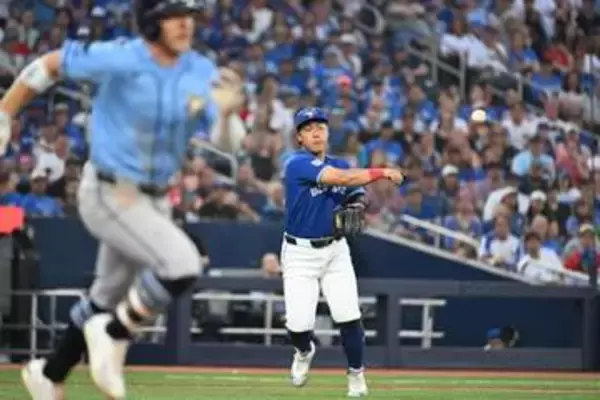 【ＭＬＢ】岡本和真 いずれも走者を置いて３打数無安打　後半戦安打なし