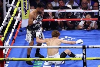 井上尚弥からダウンを奪ったカルデナスが〝伝説の左フック〟を解説「これはプロの技さ」