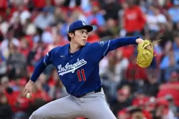【ドジャース】佐々木朗希は６回３失点 ３四死球で降板　相手主砲に弾丸２ラン浴びる