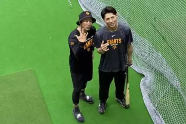 【巨人】支配下登録されたばかりの平山功太が休日返上で練習　地元・広島凱旋に笑顔