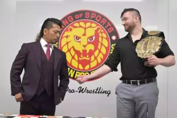 【新日本】鷹木信悟がＩＷＧＰ王者カラムに〝強制送還予告〟「叩き潰して英国に帰してやる」