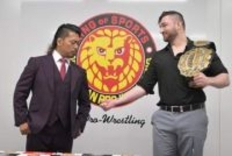 【新日本】鷹木信悟がＩＷＧＰ王者カラムに〝強制送還予告〟「叩き潰して英国に帰してやる」