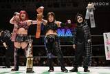 「【スターダム】小波組がアーティスト王座Ｖ４　試合後ＧＥ、ＭＶＬ、ＣＡ勢が同時に挑戦表明」の画像1