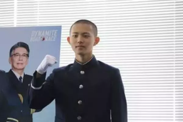 【ボートレーサー養成所・１４０期入所式】今垣光太郎の次男・光陽が入所「お客さんに愛されるレーサーに」