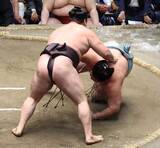 「【大相撲】霧島が４場所連続２桁勝利　琴勝峰にリベンジ果たし「自分を信じていきました」」の画像1