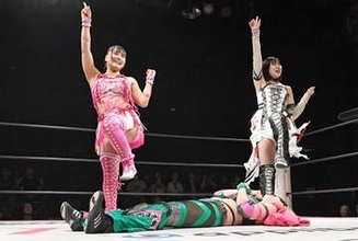 【東京女子】渡辺未詩、辰巳リカ組が「享楽共鳴」破りタッグ王座奪取へ弾み「もう怖いものはない」