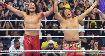 【ＷＷＥ】高橋ヒロム改めKYOKI　相棒・中邑真輔との「BAKUSAI」で初陣快勝！新技モッシュピットで決着