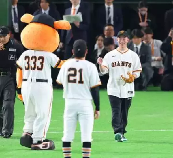 【巨人】ミラノ金・木村葵来　セレモニアルピッチに緊張なし「見てもらうのが好き」