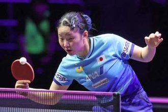 【卓球】張本美和が大逆転勝利でベスト８進出「しっかり戦術転換できて良かった」