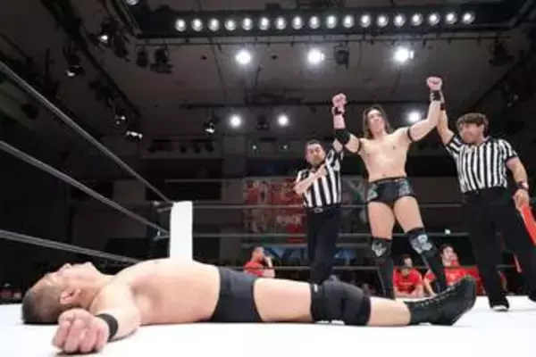 【新日本×ＤＤＴ】一面対抗戦パート２は衝撃の連続！　竹下幸之介まさかの電撃登場で最後は大団円