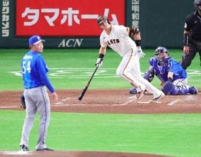 【セＣＳ】巨人・ダルベック　今季終戦も来季でのプレーを熱望「来年契約していただけたらまた戻りたい」