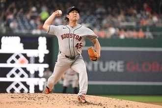 【ＭＬＢ】今井達也が右手薬指から流血「親指の爪が薬指に当たって切れた」４回途中２失点降板