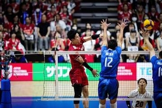 【バレーボール】２０得点の西田有志　宮浦健人との関係性は「リスペクトを持ってやっている」