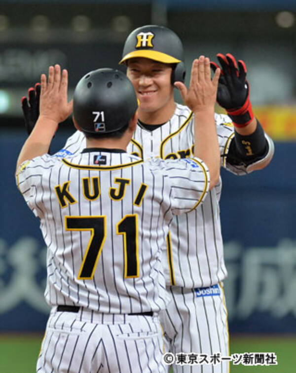 金本采配ズバリ 阪神 大山が値千金の勝ち越し適時打 18年8月17日 エキサイトニュース