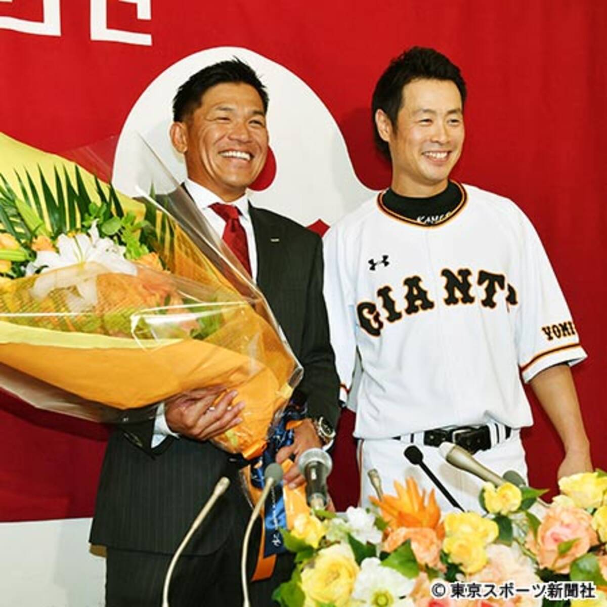 巨人 脇谷が引退会見 涙はなく笑顔で いい野球人生だった 18年9月19日 エキサイトニュース