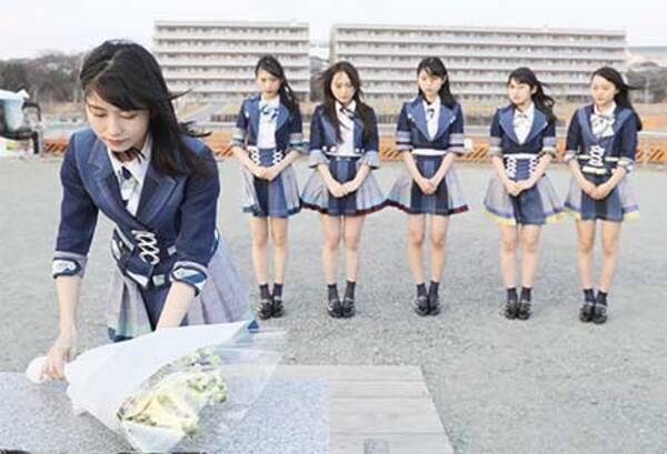 ａｋｂ４８グループが６９回目の東北被災地訪問 献花や黙とうにミニライブも 19年3月11日 エキサイトニュース
