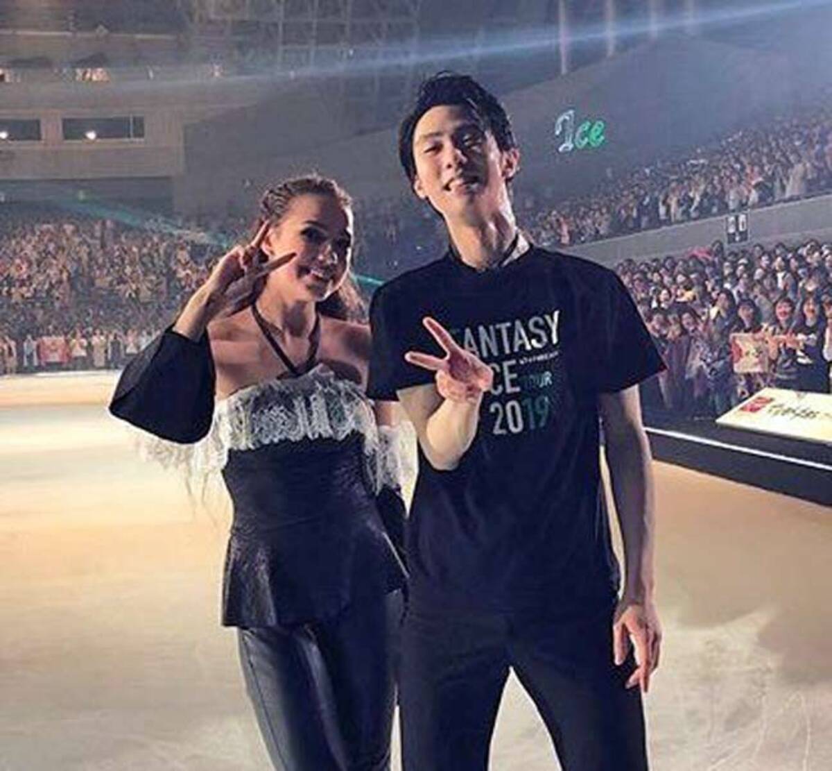 ザギトワ 羽生結弦とのツーショットを投稿 19年5月27日 エキサイトニュース