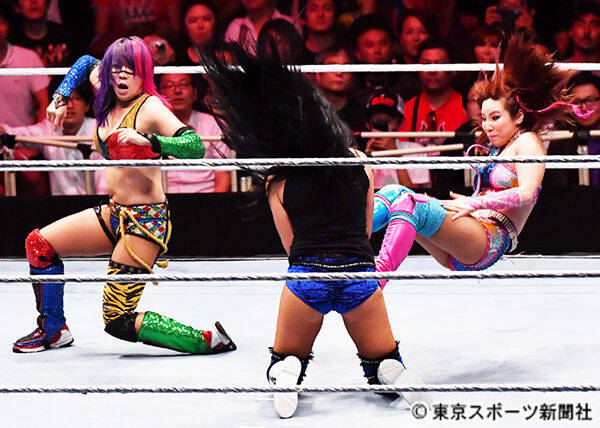 ｗｗｅ日本公演 アスカ カイリがｗｗｅ女子タッグ王者組を撃破 次期挑戦権を獲得 19年6月28日 エキサイトニュース