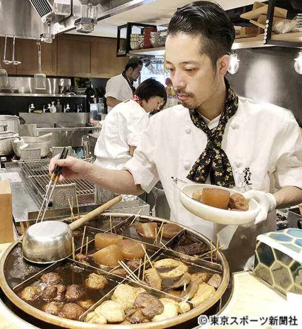 話題の現場 名物は 真っ黒おでん 東京 六本木 おでん屋 ずぶ六 19年11月13日 エキサイトニュース