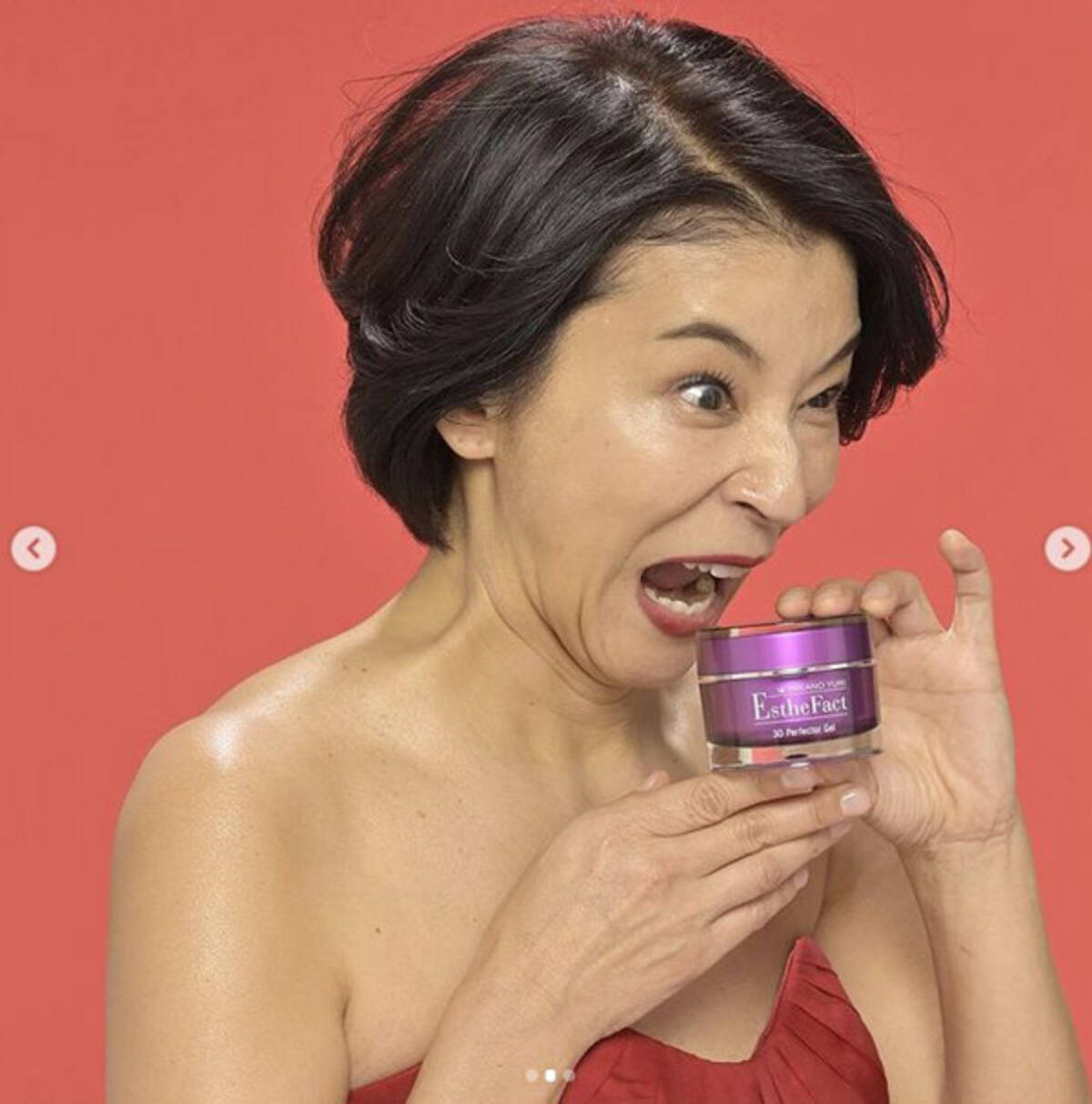 高嶋ちさ子インスタに 変顔 投稿 この怖い顔を玄関に貼れば 菌が死滅 年3月6日 エキサイトニュース