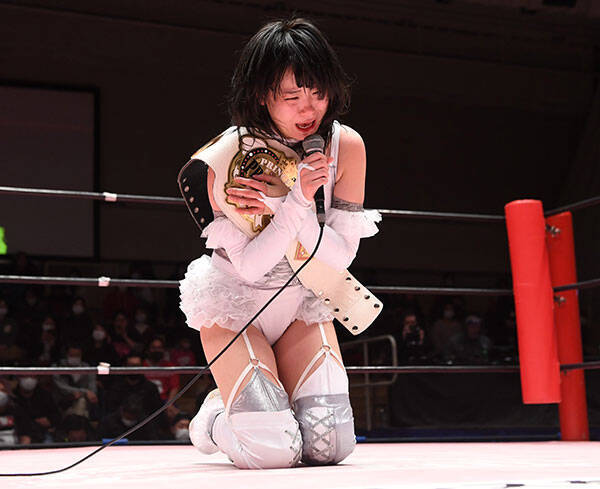 東京女子プロレス 辰巳リカ涙の第８代ｐｏｐ女王 死ぬまで防衛していきます 21年1月4日 エキサイトニュース