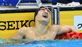【競泳】佐藤翔馬が２００平泳ぎＶ　日本記録に０秒０７届かず「まだまだ足りないな」