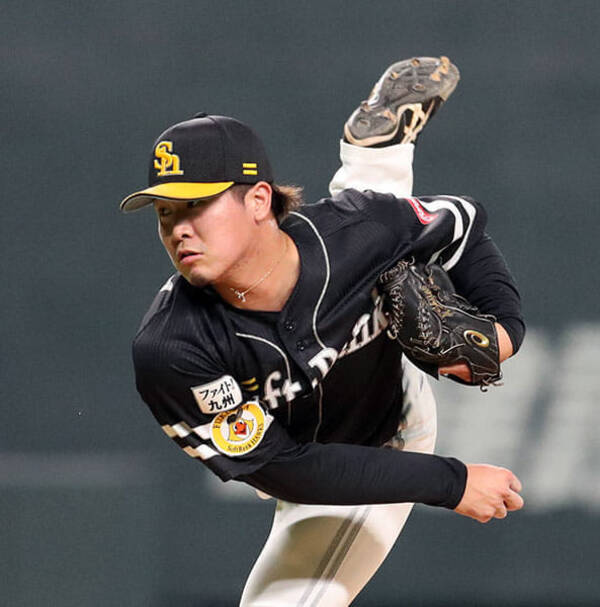 鷹の１５８キロ右腕 杉山一樹がプロ初勝利 ウイニングボールは静岡の親に 21年4月8日 エキサイトニュース