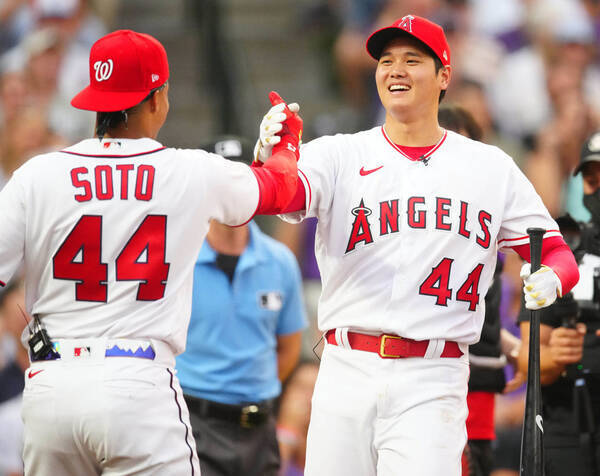 ｍｌｂが本塁打競争の舞台裏公開 大谷翔平は オ えぐ い ヤバいね とソトの打球に大興奮 21年7月15日 エキサイトニュース