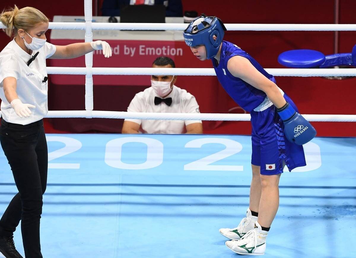 ボクシング 金メダル入江聖奈 試合中 ペコリお辞儀 にｓｎｓ 礼儀正しく感動 21年8月3日 エキサイトニュース