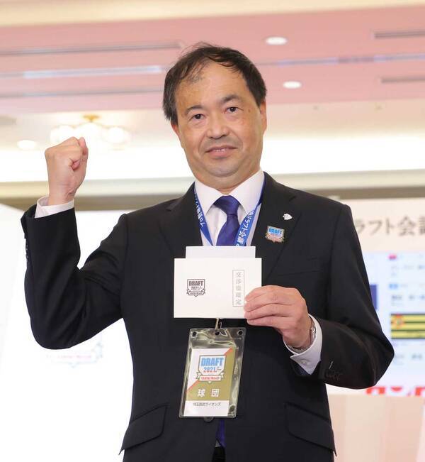 【ドラフト会議】西武・渡辺ＧＭが飯田本部長の大仕事に感激「ゴッドハンドですよ！」