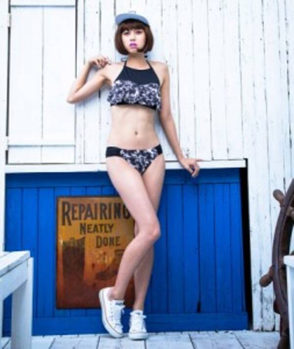 人気モデル松元絵里花 ２０１６最新のトレンド水着を披露 16年5月27日 エキサイトニュース