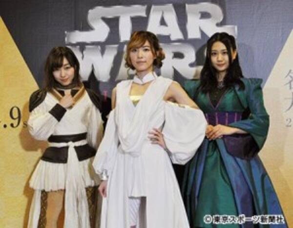 松井珠理奈 名古屋城で開催 スターウォーズ展 に大興奮 17年2月15日 エキサイトニュース